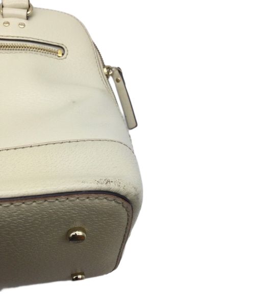 Kate Spade（ケイトスペード）Kate Spade (ケイトスペード) ハンドバッグ ホワイト×ショッキングピンク ホワイトの古着・服飾アイテム