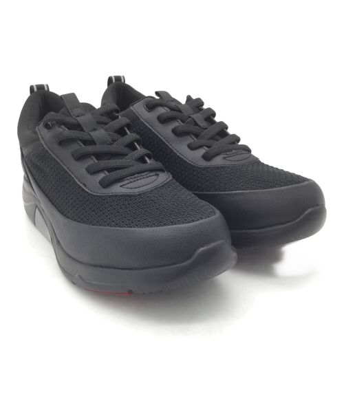 fitfit（フィットフィット）fitfit (フィットフィット) レースアップブリーズレインスニーカー ブラック サイズ:Lの古着・服飾アイテム