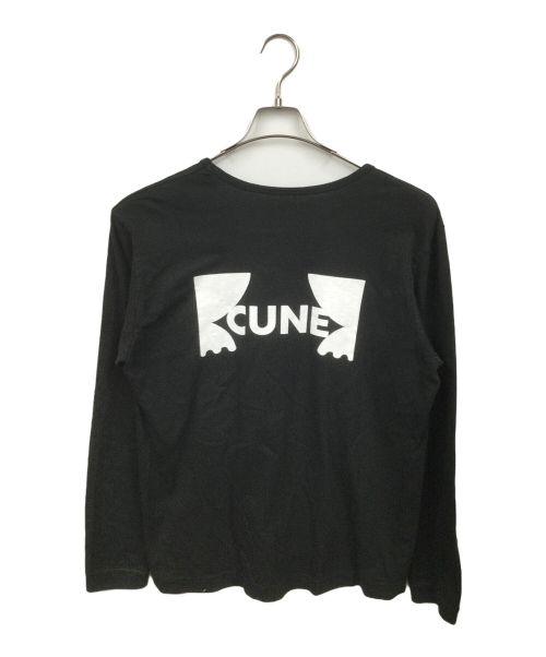 CUNE（キューン）CUNE (キューン) UNE LS Tee　ウサギきぐるみ ブラック サイズ:Lの古着・服飾アイテム
