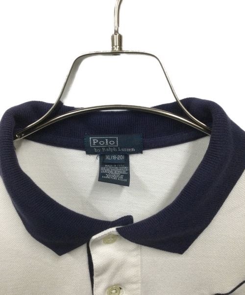 POLO RALPH LAUREN（ポロ・ラルフローレン）POLO RALPH LAUREN (ポロ・ラルフローレン) ポロシャツ ビッグポニー ホワイト サイズ:XLの古着・服飾アイテム