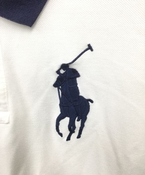 POLO RALPH LAUREN（ポロ・ラルフローレン）POLO RALPH LAUREN (ポロ・ラルフローレン) ポロシャツ ビッグポニー ホワイト サイズ:XLの古着・服飾アイテム