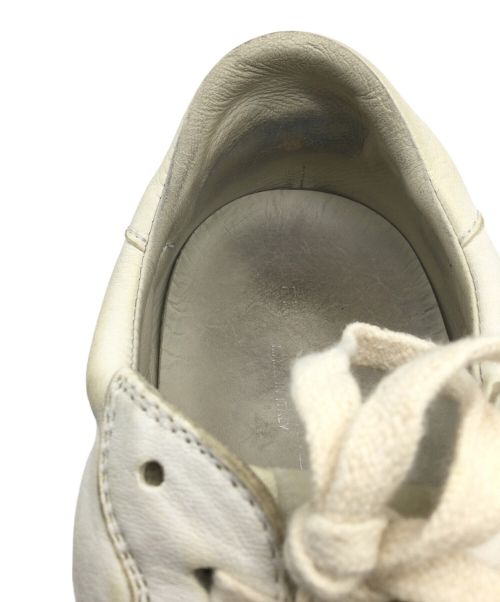 PHILIPPE MODEL（フィリップ モデル）PHILIPPE MODEL (フィリップ モデル) ヴィンテージ加工スニーカー ホワイト サイズ:41の古着・服飾アイテム