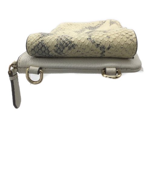 COLE HAAN（コールハーン）COLE HAAN (コールハーン) セルフォン クロスボディ ホワイトの古着・服飾アイテム