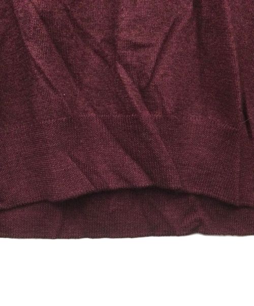 GRAN SASSO（グランサッソ）GRAN SASSO (グランサッソ) ハーフジップニットセーター レッド サイズ:Mの古着・服飾アイテム