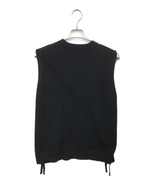 Midi-Umi（ミディウミ）Midi-Umi (ミディウミ) ベスト ブラック ブラック サイズ:Freeの古着・服飾アイテム