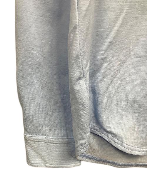 PEARLY GATES（パーリーゲイツ）PEARLY GATES (パーリーゲイツ) ベアフロート 長袖カットソープルオーバー ブルー 未使用品の古着・服飾アイテム