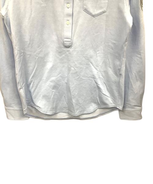 PEARLY GATES（パーリーゲイツ）PEARLY GATES (パーリーゲイツ) ベアフロート 長袖カットソープルオーバー ブルー 未使用品の古着・服飾アイテム