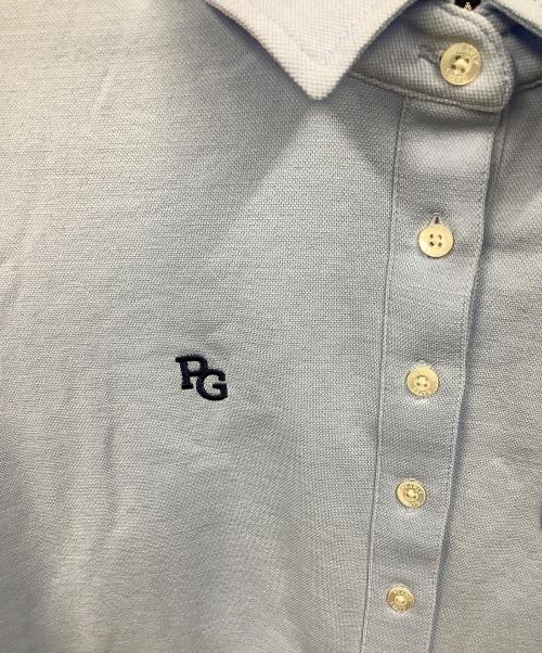 PEARLY GATES（パーリーゲイツ）PEARLY GATES (パーリーゲイツ) ベアフロート 長袖カットソープルオーバー ブルー 未使用品の古着・服飾アイテム