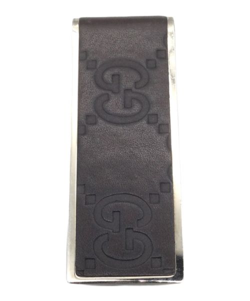 GUCCI（グッチ）GUCCI (グッチ) マネークリップ ブラウンの古着・服飾アイテム