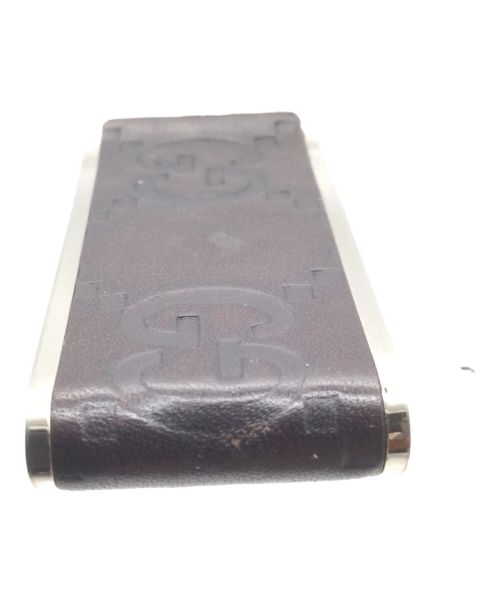 GUCCI（グッチ）GUCCI (グッチ) マネークリップ ブラウンの古着・服飾アイテム