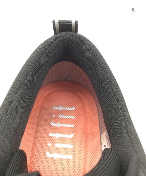 fitfit（フィットフィット）fitfit (フィットフィット) レースアップブリーズレインスニーカー ブラック サイズ:Lの古着・服飾アイテム