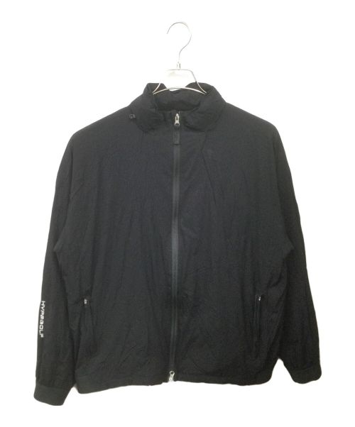 HYPEGOLF（ハイプゴルフ）HYPEGOLF (ハイプゴルフ) 	WOVEN NYLON FULL ZIP JACKET BLACK ブラック サイズ:XLの古着・服飾アイテム