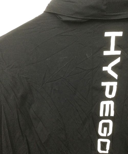HYPEGOLF（ハイプゴルフ）HYPEGOLF (ハイプゴルフ) 	WOVEN NYLON FULL ZIP JACKET BLACK ブラック サイズ:XLの古着・服飾アイテム