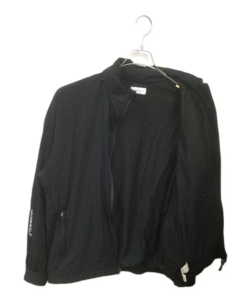 HYPEGOLF（ハイプゴルフ）HYPEGOLF (ハイプゴルフ) 	WOVEN NYLON FULL ZIP JACKET BLACK ブラック サイズ:XLの古着・服飾アイテム
