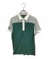 adidas（アディダス）の古着「 BOGEY BOYS ストライプポロ」｜グリーン