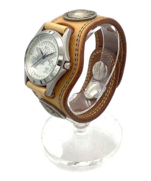 KC's LEATHER CRAFT（ケーシーズ）KC's LEATHER CRAFT (ケーシーズ) 腕時計 レザーバンドの古着・服飾アイテム