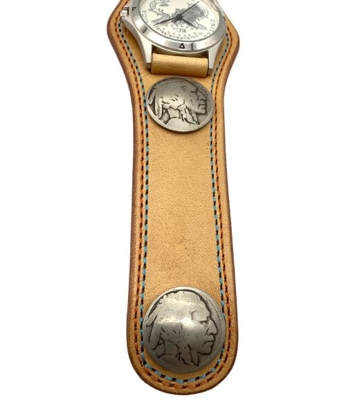 KC's LEATHER CRAFT（ケーシーズ）KC's LEATHER CRAFT (ケーシーズ) 腕時計 レザーバンドの古着・服飾アイテム