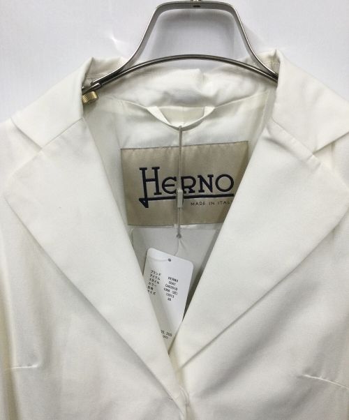 HERNO（ヘルノ）HERNO (ヘルノ) COAT ホワイト サイズ:M 未使用品の古着・服飾アイテム