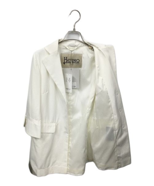 HERNO（ヘルノ）HERNO (ヘルノ) COAT ホワイト サイズ:M 未使用品の古着・服飾アイテム