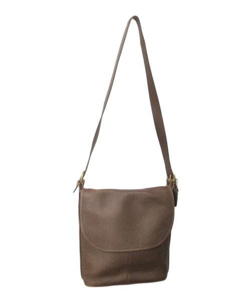 COACH（コーチ）COACH (コーチ) レザーショルダーバッグ ブラウンの古着・服飾アイテム