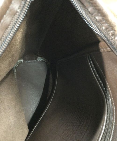 COACH（コーチ）COACH (コーチ) レザーショルダーバッグ ブラウンの古着・服飾アイテム