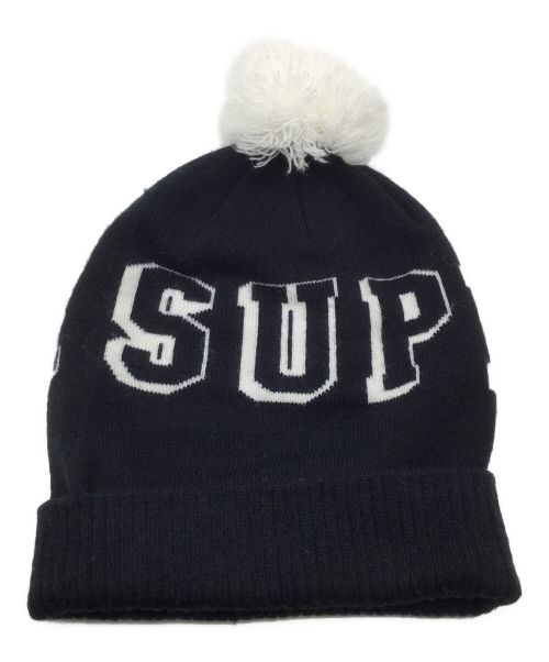 SUPREME（シュプリーム）SUPREME (シュプリーム) New Era (ニューエラ) Banner Beanie ブラックの古着・服飾アイテム