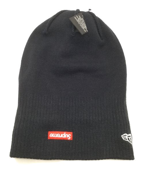 SUPREME（シュプリーム）SUPREME (シュプリーム) New Era (ニューエラ) Banner Beanie ブラックの古着・服飾アイテム