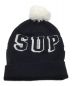 SUPREME (シュプリーム) New Era (ニューエラ) Banner Beanie ブラック：7000円