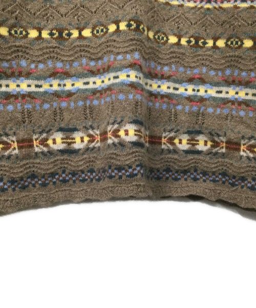 POLO RALPH LAUREN（ポロ・ラルフローレン）POLO RALPH LAUREN (ポロ・ラルフローレン) Fair Isle Wool & Cashmere Sweater ベージュ サイズ:Sの古着・服飾アイテム