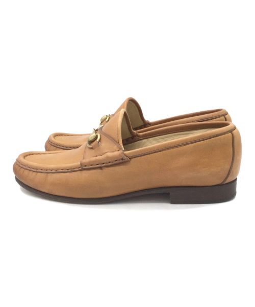 GUCCI（グッチ）GUCCI (グッチ) ホースビットローファー ブラウン サイズ:23の古着・服飾アイテム