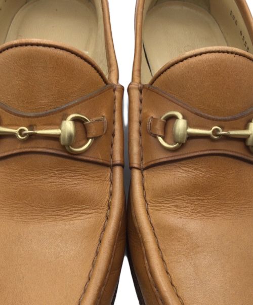 GUCCI（グッチ）GUCCI (グッチ) ホースビットローファー ブラウン サイズ:23の古着・服飾アイテム