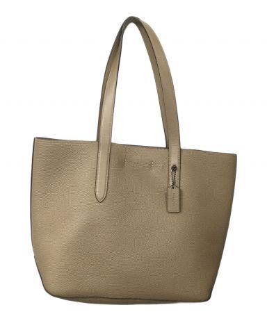 未使用級✨ コーチ トートバッグ ゴッサム ビジネス A4 レザー ベージュ 中古・古着通販】COACH (コーチ) ゴッサムトート34バッグ ベージュ