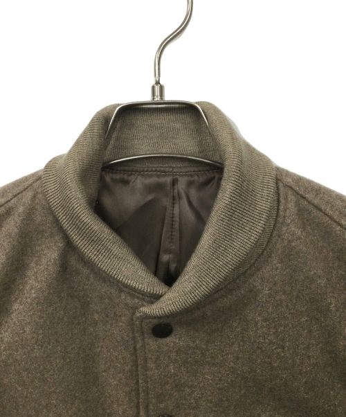 STUDIOUS（ステュディオス）STUDIOUS (ステュディオス) カシミヤ混スタジャン ブラウンの古着・服飾アイテム