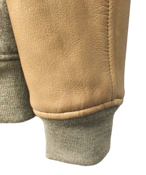 STUDIOUS（ステュディオス）STUDIOUS (ステュディオス) カシミヤ混スタジャン ブラウンの古着・服飾アイテム