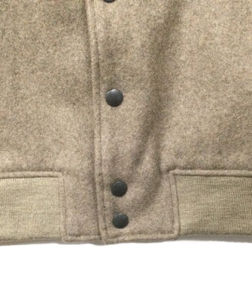 STUDIOUS（ステュディオス）STUDIOUS (ステュディオス) カシミヤ混スタジャン ブラウンの古着・服飾アイテム