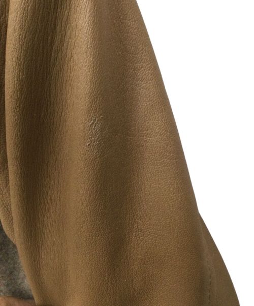 STUDIOUS（ステュディオス）STUDIOUS (ステュディオス) カシミヤ混スタジャン ブラウンの古着・服飾アイテム