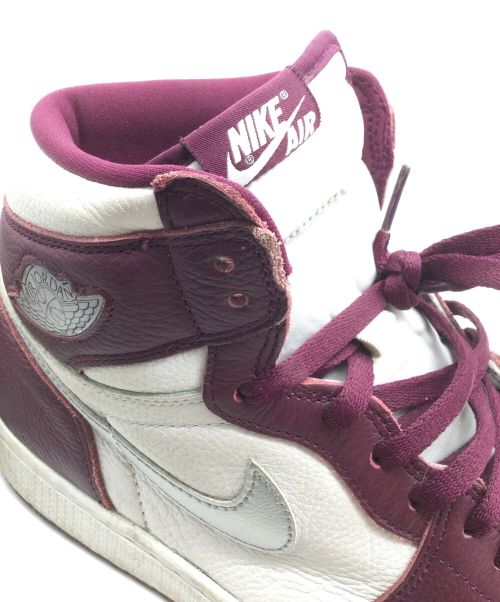 NIKE（ナイキ）NIKE (ナイキ) AIR JORDAN 1 RETRO HIGH OG ボルドー サイズ:30の古着・服飾アイテム