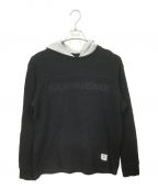 SUPREMEシュプリーム）の古着「フーディワッフルリンガーT」｜ブラック