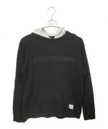 SUPREME（シュプリーム）の古着「フーディワッフルリンガーT」｜ブラック