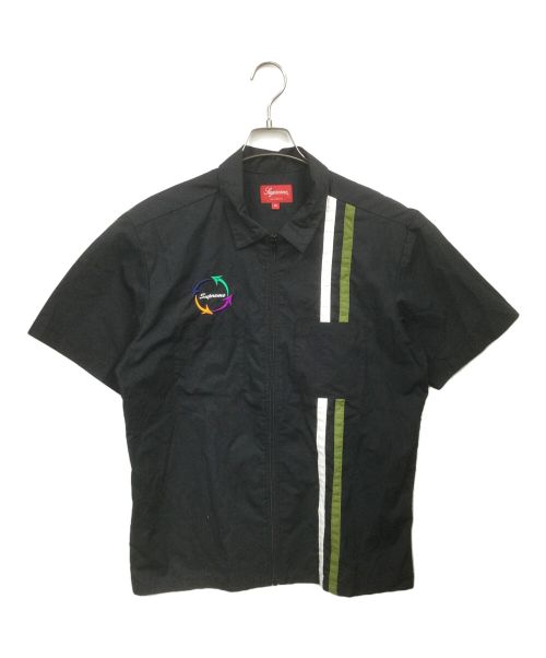 SUPREME（シュプリーム）Supreme (シュプリーム) 19SS WORK SHIRT ZIP ブラック サイズ:Mの古着・服飾アイテム