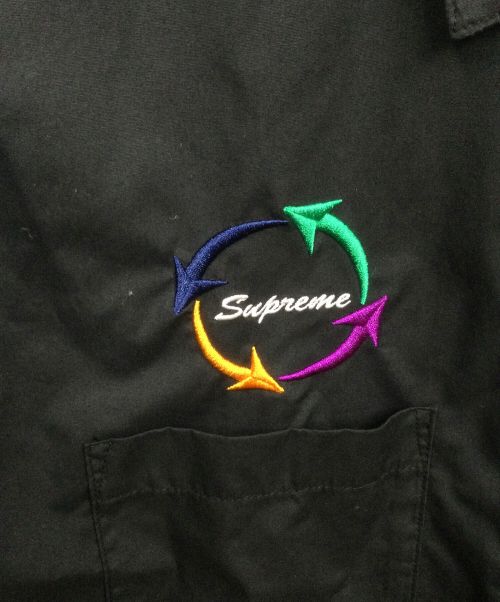 SUPREME（シュプリーム）Supreme (シュプリーム) 19SS WORK SHIRT ZIP ブラック サイズ:Mの古着・服飾アイテム