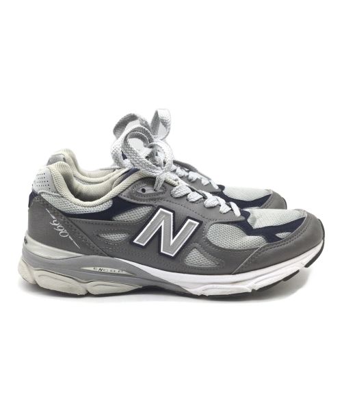 NEW BALANCE（ニューバランス）NEW BALANCE (ニューバランス) スニーカー グレー×ネイビー グレー サイズ:26.5の古着・服飾アイテム