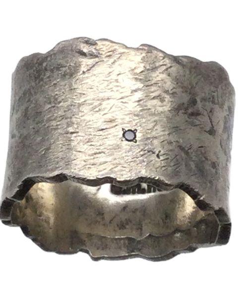 e.m. noir（イーエムノアール）e.m. noir (イーエムノアール) シルバーリング サイズ:7号の古着・服飾アイテム