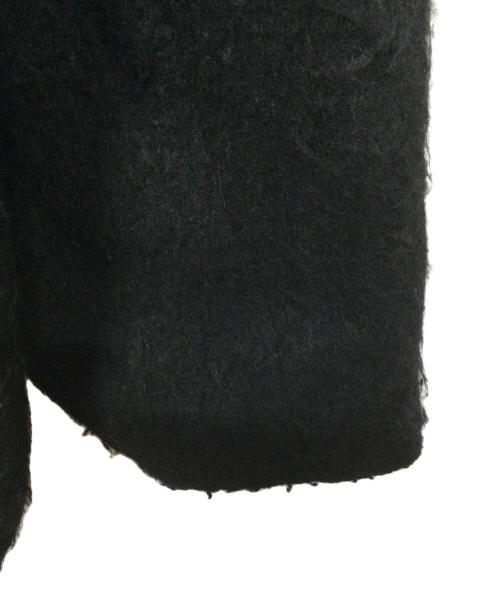Discoat（ディスコート）Discoat (ディスコート) シャギーミドルコート ブラック サイズ:Freeの古着・服飾アイテム