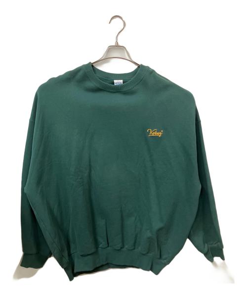 KEBOZ（ケボズ）KEBOZ (ケボズ) スウェット　グリーン グリーン サイズ:XXLの古着・服飾アイテム