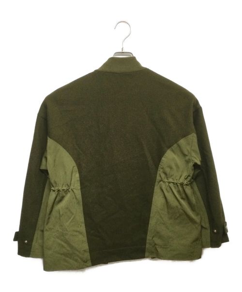 loaf（ローフ）loaf (ローフ) レイヤードジップブルゾン カーキ サイズ:ONEの古着・服飾アイテム