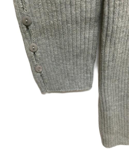 UN3D.（アンスリード）UN3D. (アンスリード) シアー切替カーディガン グレー グレー サイズ:Freeの古着・服飾アイテム