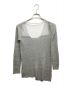 中古・古着 UN3D. (アンスリード) シアー切替カーディガン グレー グレー サイズ:Free：3000円