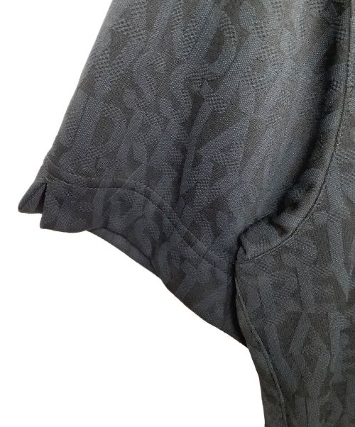 St ANDREWS（セントアンドリュース）St ANDREWS (セントアンドリュース) スクエアロゴポロシャツ ブラック サイズ:Lの古着・服飾アイテム