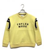 TaylorMadeテーラーメイド）の古着「スウェットプルオーバー」｜イエロー